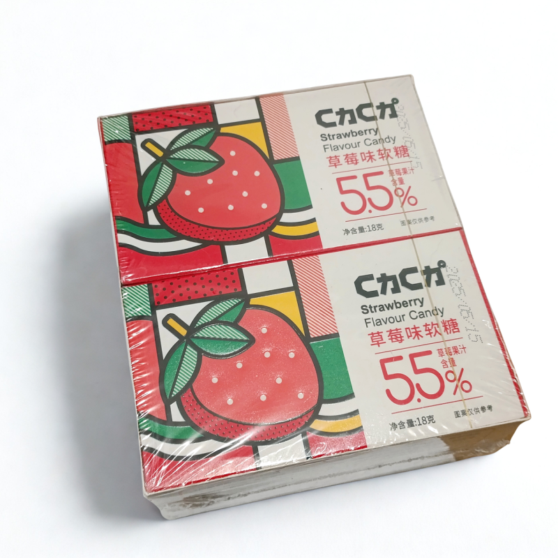 Цукерки жувальні соковмісні Полуниця 18г