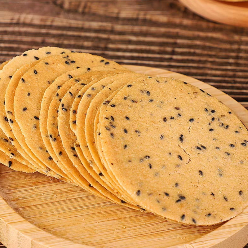 Вафлі з кунжутом